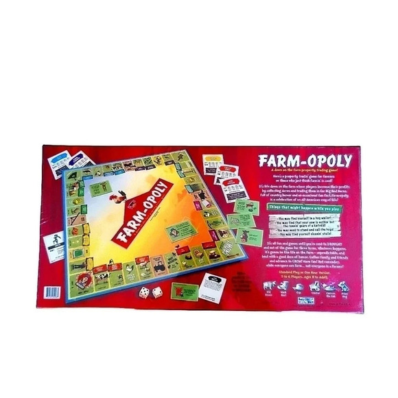 Farm-opoly board game, new, sealed - Picture 2 of 2